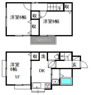 東京都八王子市長沼町【一戸建】の間取り