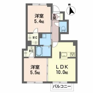 シャーメゾンK【1階】の間取り