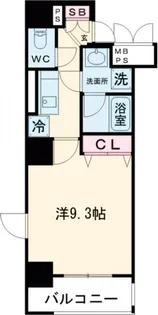 メインステージ上野【6階】の間取り
