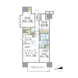 東京都荒川区荒川3【マンション】の間取り