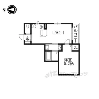 シャーメゾン伊勢屋【2階】の間取り
