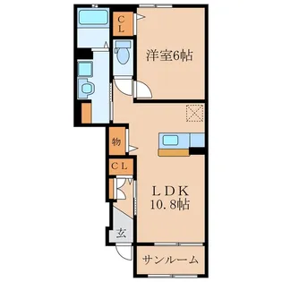 パーシモンT・K【1階】の間取り