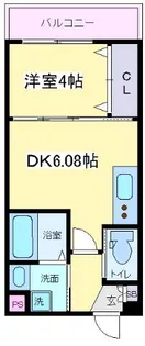 大阪府大阪市住吉区山之内1【マンション】の間取り