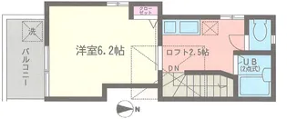コルツ中山【2階】の間取り