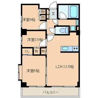 東京都文京区大塚5【マンション】の間取り