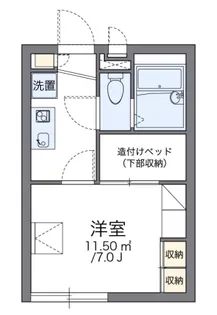 神奈川県相模原市南区相武台2【アパート】の間取り