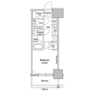 ブリリアンクラス高円寺【6階】の間取り