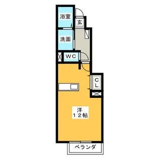 パンセ【1階】の間取り