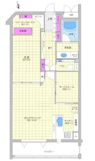 ディーバウイングときわ台【4階】の間取り