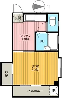 コーポ長崎【3階】の間取り
