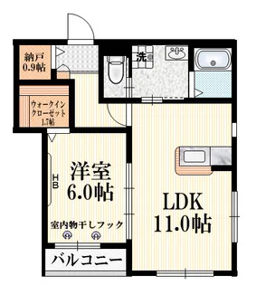 イースト ウイング【2階】の間取り