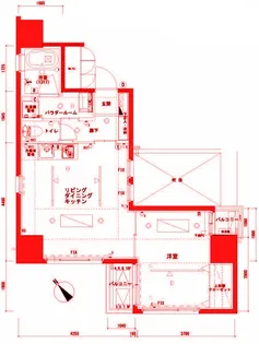 神奈川県横浜市中区長者町8【マンション】の間取り