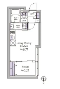 東京都江東区清澄3【マンション】の間取り