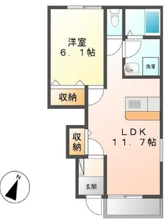 サザンブリーズ【1階】の間取り