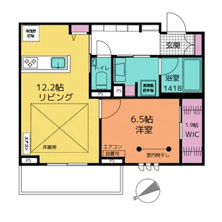 AZU【4階】の間取り