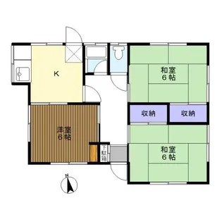岡山県倉敷市大島【一戸建】の間取り