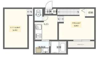 フォルシア渡鹿【2階】の間取り