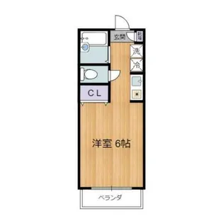 【パインホームズ多摩川II】【2階】の間取り