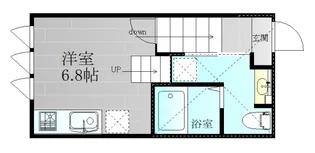 アン・プランタン【1階】の間取り