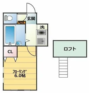 ユイットA【2階】の間取り