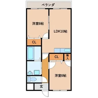 ブライトリーT【1階】の間取り