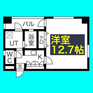 ラ・ヴィアンパレスII【1階】の間取り