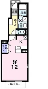 ラフレシール【2階】の間取り