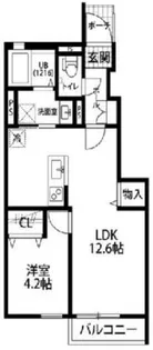 神奈川県川崎市麻生区白鳥1【アパート】の間取り