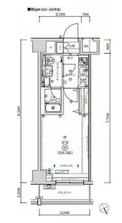 メディフィス千住大橋駅前【5階】の間取り