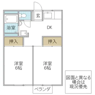 コーポT&K【2階】の間取り