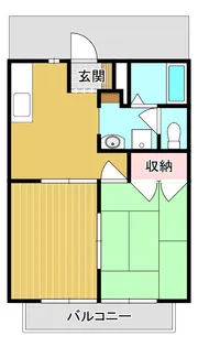ユーハウスC棟【2階】の間取り