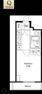 KDX文京千石レジデンス【10階】の間取り