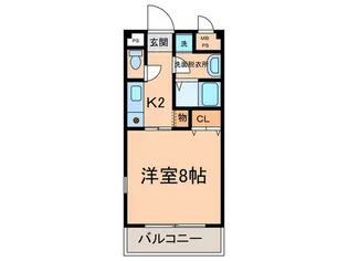 カルチュア 二ツ坂【3階】の間取り