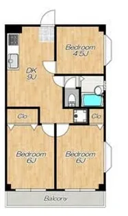 メゾン・ド・若松I【2階】の間取り