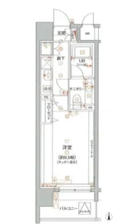 アクロス新宿【7階】の間取り