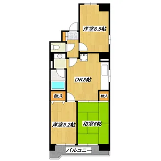 第六石井ビル【7階】の間取り