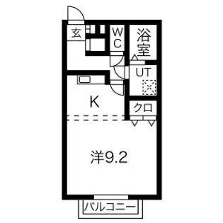 グレースII【1階】の間取り