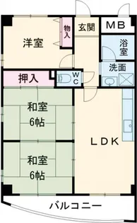セ・エム・アッシュ 北野【1階】の間取り
