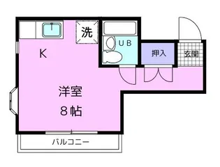 コーポホワイト名草【2階】の間取り