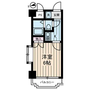 ダイホープラザ調布【2階】の間取り