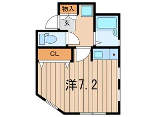 グラッドハウス【1階】の間取り