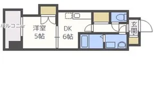 サンネストピア箱崎駅前【5階】の間取り