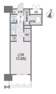 RJRプレシア百年橋【8階】の間取り