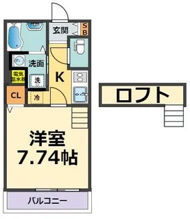 KTIレジデンス武庫川I【2階】の間取り