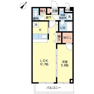 ストレチア レジーナ【3階】の間取り