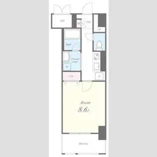 リ ブラン東別院【7階】の間取り