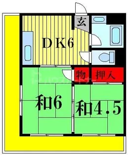 ソフィア岩瀬【3階】の間取り