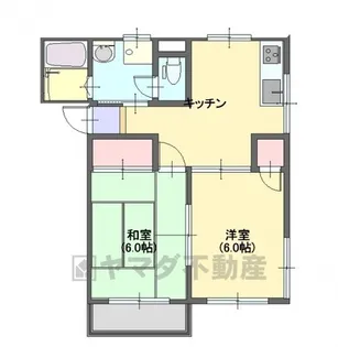 飯野ハイツ A棟【2階】の間取り