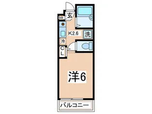 PALAZZO DEL MARE【2階】の間取り