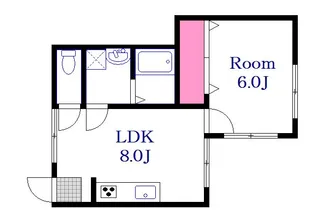 サニーテラス松川【4階】の間取り